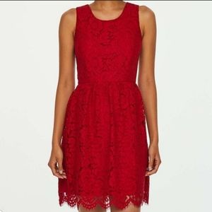 NWT Stunning Red Lace Dress